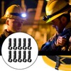 10 Pcs Black Hard Hat Headlamp Hooks, Hardhat Headlamp Clips