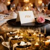Glamoreal 100 Pcs Place Cards for Table Setting, 2" x