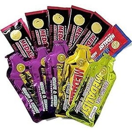 MEDALIST Marathon Set, Energy Gels, 5 x Amino Direct, 1 Citric Acid Charge (Includes Original Supplement Instruction Manual), Sotoaso Original Set, Trail Running, Marathon, Bicycle, Triathlon, Action