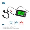 Runleader Digital Self Powered Hour Meter Tachometer,Maintenance Reminder,Alert RPM Reminder,User