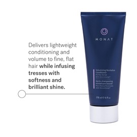 MONAT Volumizing Revitalize Conditioner Infused with Rejuveniqe - Lightweight Hair Volumizing Conditioner for Fine, Flat Hair, for Softness and Shine - Net Wt. 178 ml ℮ 6 fl. oz.