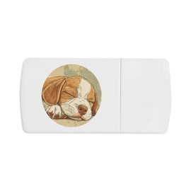 'Sleeping Puppy' Pill Box with Tablet Splitter (PI00033302)