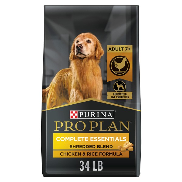 Purina Pro Plan Adult 7+ High Protein Senior Dry Dog Food & Wet Dog Food (Packaging May Vary)