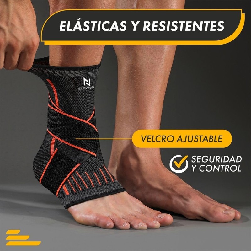 NativoDex Ankle Brace for Stabilizing and Preventing Sprains, Support and