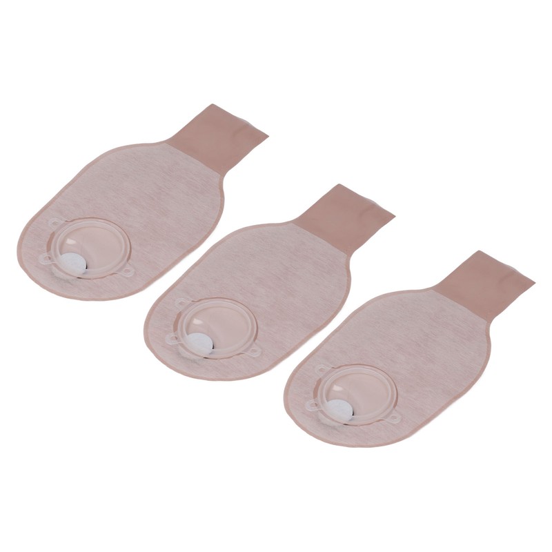 10PCS Colostomy Bags Non Woven Fabric One Piece Ostomy Bag