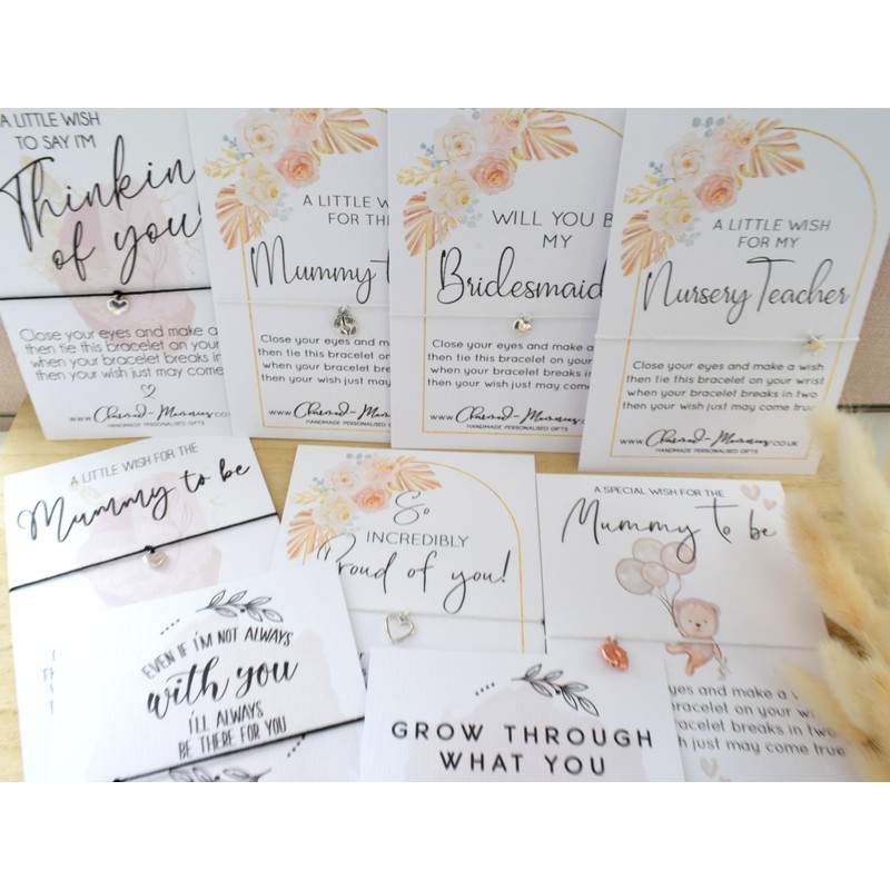 Mummy To Be Wish Bracelet | Pregnancy Congratulations. New Baby