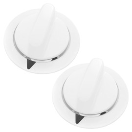 EMSea 2PCS Dryer Timer Control Knob Replacement Part WE01X20374 PS8769912 AP5805160 WE1M856 WE1M589 Compatible with GE Brand Clothes Dryer Cycle Selector Knob