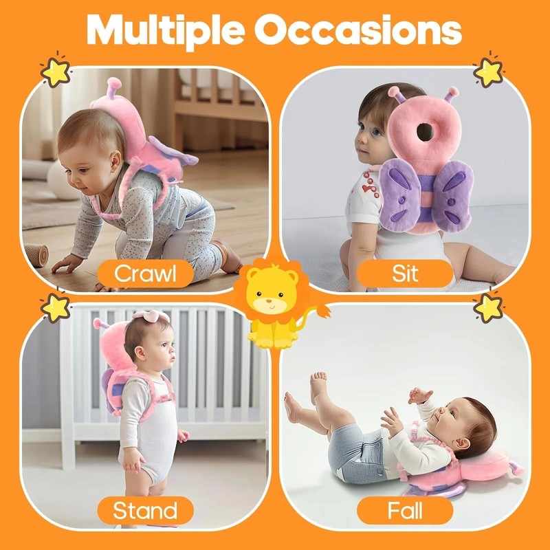 ROXANEPIG Baby Head Protector, Baby Head Protection Backpack, Toddler Walking