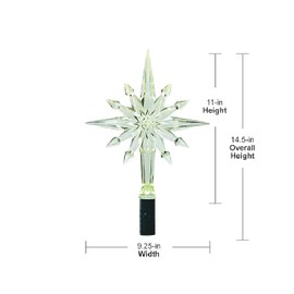 Sepras GE Color Effects LED Bethlehem Star Tree Top, 1ct, RGB, with Remote Control