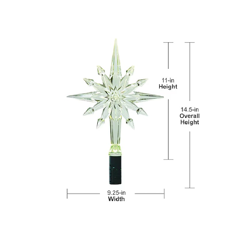 Sepras GE Color Effects LED Bethlehem Star Tree Top, 1ct,