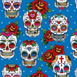 Wrapping Paper - The Stylish Gift Wrap You Can Choose Yourself (Skull Day of the Dead)