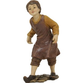 FADEDA Servant for Wheelbarrows, Height: 10 cm, Hand-painted, Detailed Nativity Scene Figures, Christmas Table Decoration, Nativity Accessories