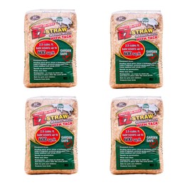 EZ Straw Seeding Mulch with Tack, 2.5 Cubic Feet (4 Pack)