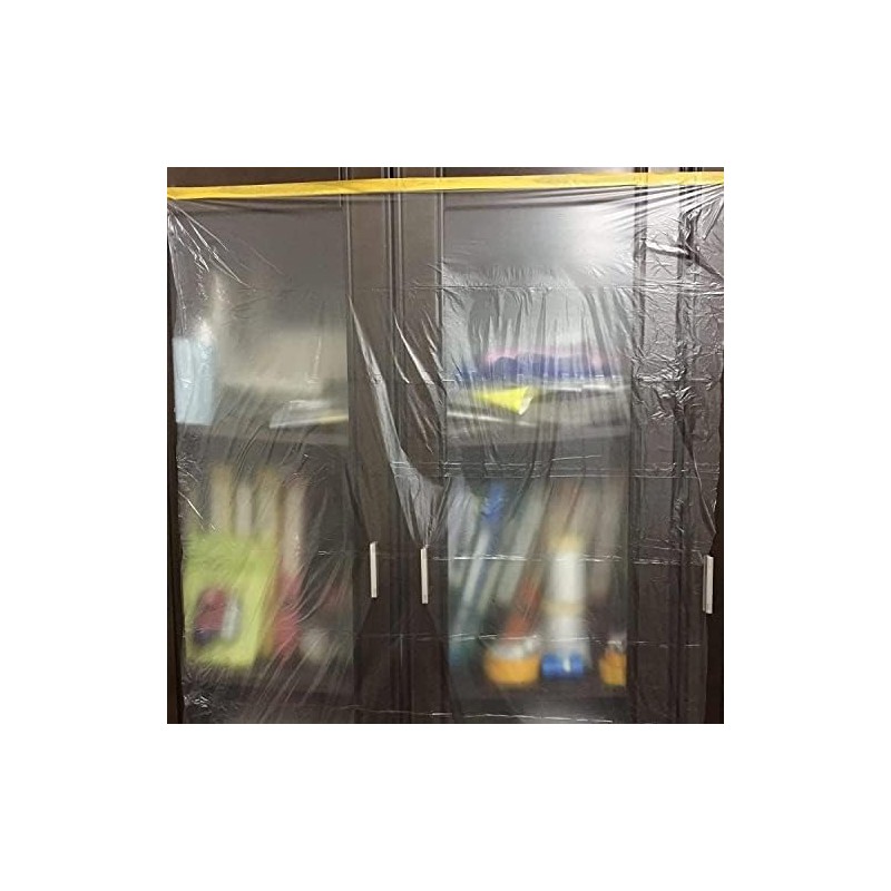 LLPT Tape and Drape Pre-Taped Masking Film 25.6”(Unfolded) x 66