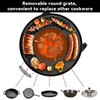 Charkettle 2-1 Grill Griddle Replacement Gourmet BBQ System with Removable