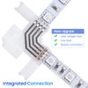 Nicelux 90 Degree Corner 4 Pin L Shape Connector for