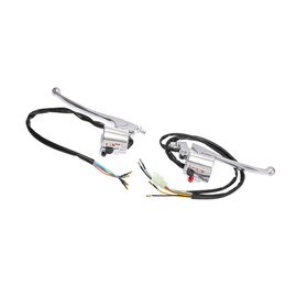 ACROPIX Motorcycle Headlight Fog Light Emergency Light Start Switch for Ho nda Compatible with CG125 Black 2pcs