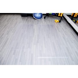 G-Floor® Exercise Equipment Mat - 32" x 72" in Clear