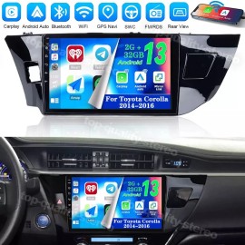 JOYINCAR Android13 For Toyota Corolla 2014-2016 CarPlay Car Stereo Radio 2G+32G GPS Navi