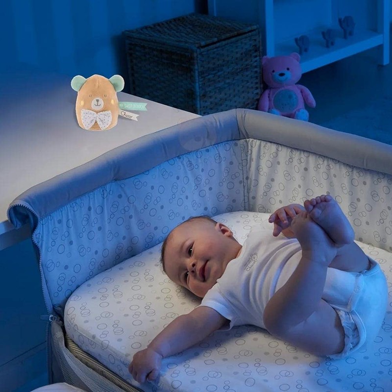 Chicco 00009602000000 Night Light Teddy Bear Dou Beige