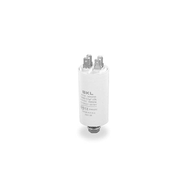 DL-pro Capacitor Motor Capacitor 12.50µF 450V Diameter 35 x 65