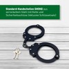 Shoke Genuine Police Handcuffs - Chain Lock with Lock -