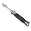 Folding Spring Fork Reusable Stainless Steel Automatic Foldable Spring Fork