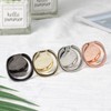 [2 Pack] Matte Rounded Corners Ultra-thin Cell Phone Ring Holder