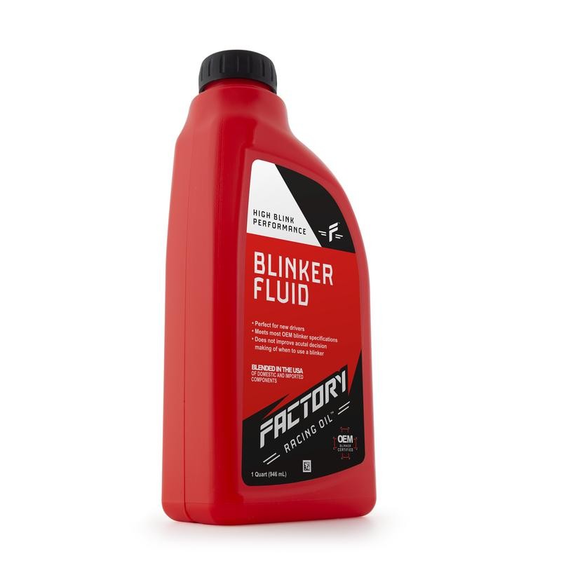 Factory Racing Parts High Performance Blinker Fluid 1 Quart (Empty)