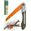 LAGOM Folding Camp Saw for Cutting Branches, 8.2" Straight Blade