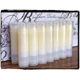 20 COOKIE DOUGH Flavored Lip Balms in Clear Tubes - Handmade - Wholesale