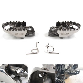 Foot Pegs Front Driver for B.M.W R1200GS 2013-2018 GSA ADV Adeventure / R1250GS 2019-2020 GSA / F750GS F850GS 2017-2020 Motorcycle Accessories Silver 1 Pair