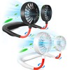 JUANANIUG Portable Neck Fan Rechargeable Personal Hand-Free Fan Mini USB