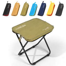 Folding Chair, Carbon Steel Alloy, 6 Layer Material, Strong Capacity, Folding, Lightweight, 600D Oxford Fabric, No Installation Required, Folding Chair (Light Green)