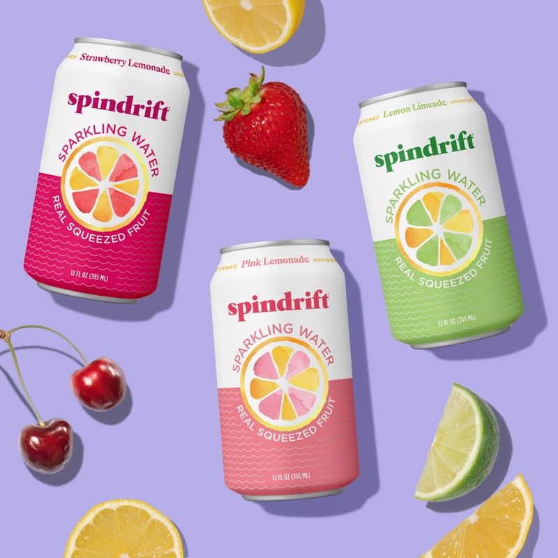Spindrift Lemonade 3 Flavor Variety 20 Pack,12 Fl Oz (Pack