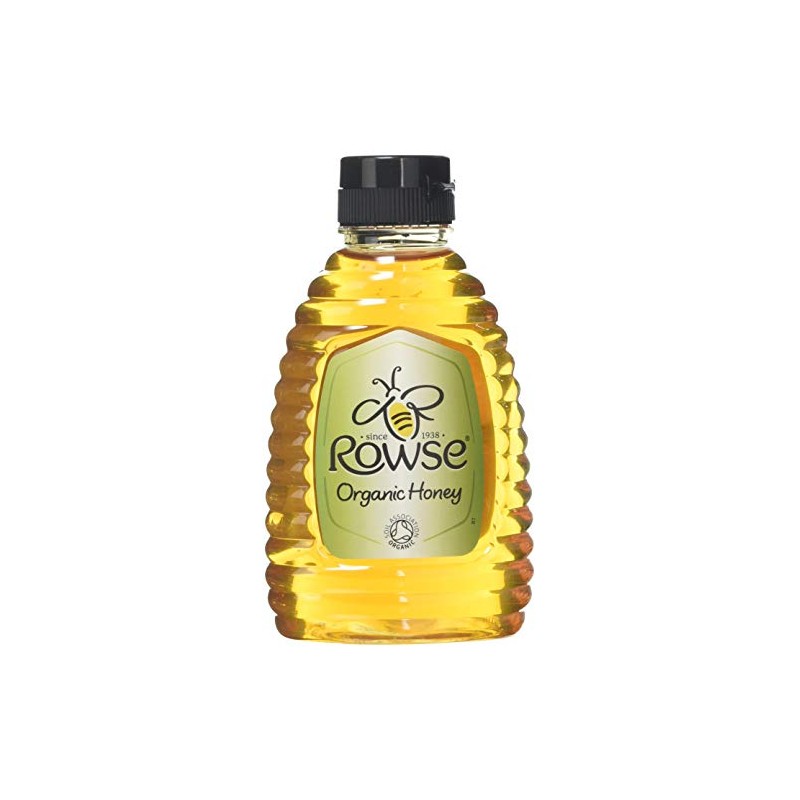 Rowse Organic Squeezable Honey 340 g (Pack of 2)