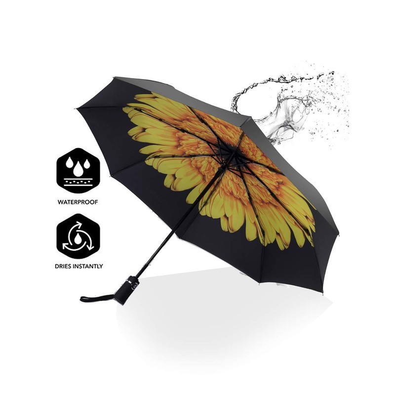 SY COMPACT Automatic Windproof Umbrellas Strong Umbrella in Rain and