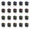 20 Pcs 12V Switch, 5 Color 20A 12 Volt Auto