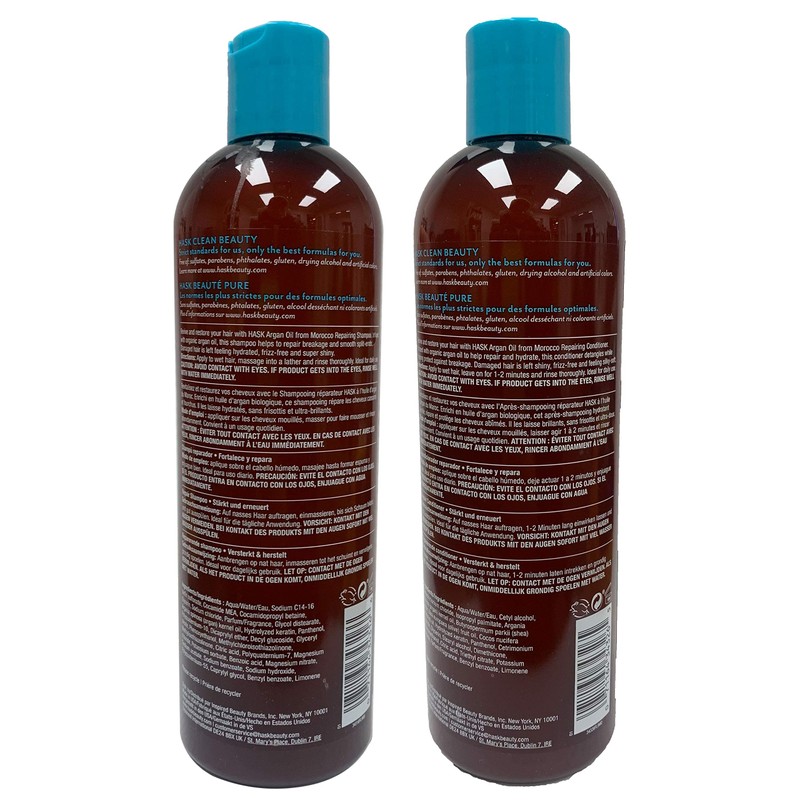 HASK ARGAN OIL FROM MOROCCO REPAIRING SHAMPOO & CONDITIONER**DEAL** by