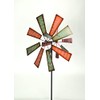 61 Inch Metal Garden Stake Kinetic Wind Spinner Yard Art