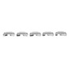 50pcs Hair Extension Clips Set Stainless Steel DIY 8 Teeth