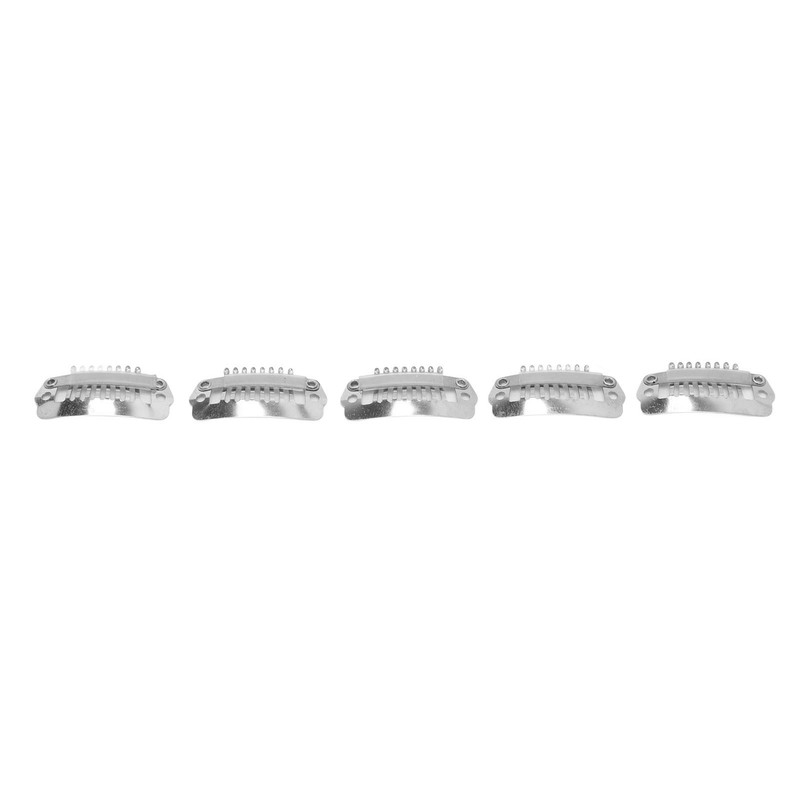50pcs Hair Extension Clips Set Stainless Steel DIY 8 Teeth