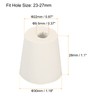 sourcing map Rubber Conical Plug 22 mm to 28 mm