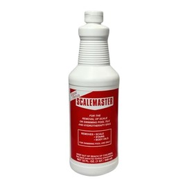 Scalemaster 10-1350 Pool Tile Cleaner – Powerful Scale, Calcium & Stain Remover for Swimming Pools & Spas - 32 Oz (1)