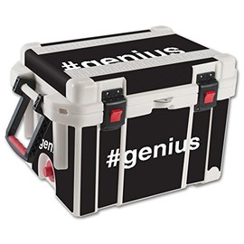 MightySkins Skin Compatible with Pelican 35 qt Cooler – Genius | Protective, Durable, and Unique Vinyl Decal wrap Cover | Easy to Apply, Remove, and Change Styles | Made in The USA