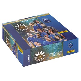 Panini French Football Federation 2025 Trading Cards Box with 18 Sleeves