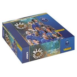 Panini French Football Federation 2025 Trading Cards Box with 18 Sleeves