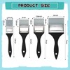 4 Pieces Silicone Paint Brush Set Color Shapers Silicone Brushes