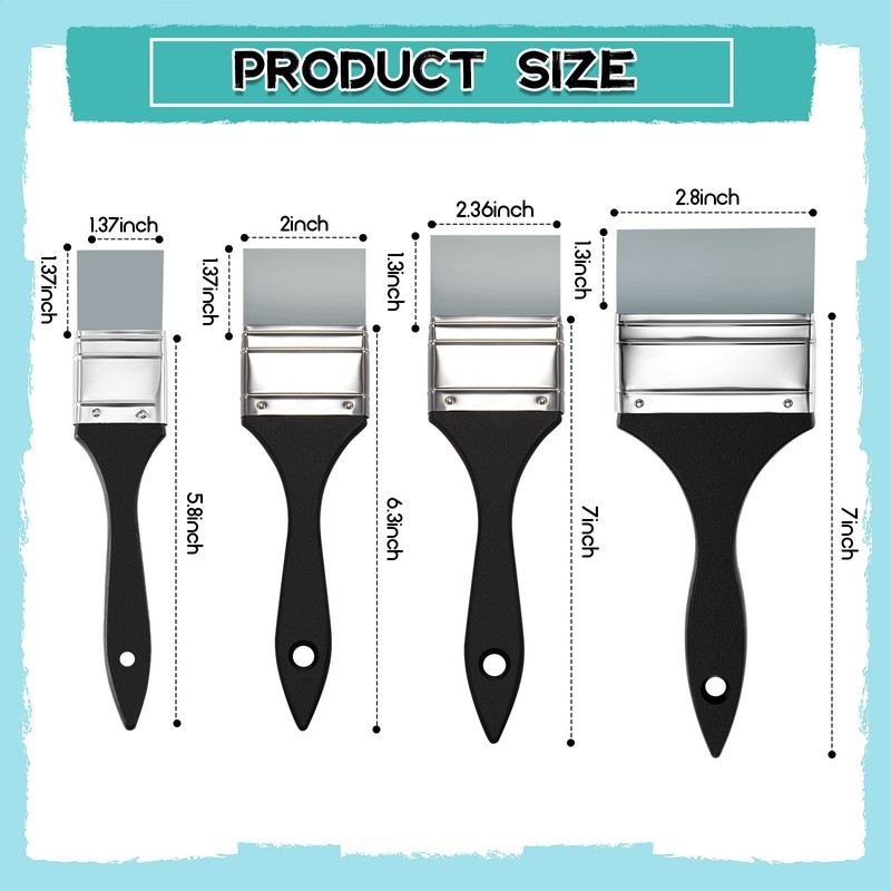 4 Pieces Silicone Paint Brush Set Color Shapers Silicone Brushes
