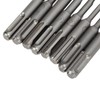 8Pcs Hammer Drill Bit Carbide Tip 2 Flute Drilling Tool